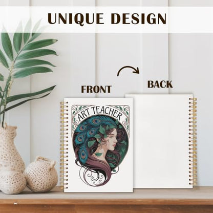 Qabliqo Art Teacher Gifts for Women Spiral Notebook Journal - color: Art Teacher 3