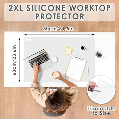 31.5" x 23.6" Extra Large Silicone Mat for Resin Casting, Epoxy and Crafts - color: Translucent