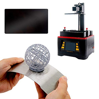 KOYOFEI 2PCS Resin 3D Printer Flex Build Plate for Anycubic Photon Mono 2, Spring Steel Flexible Plate and Magnetic Base Platform for Photon Mono 2 - size: Mono 2(160*95mm)