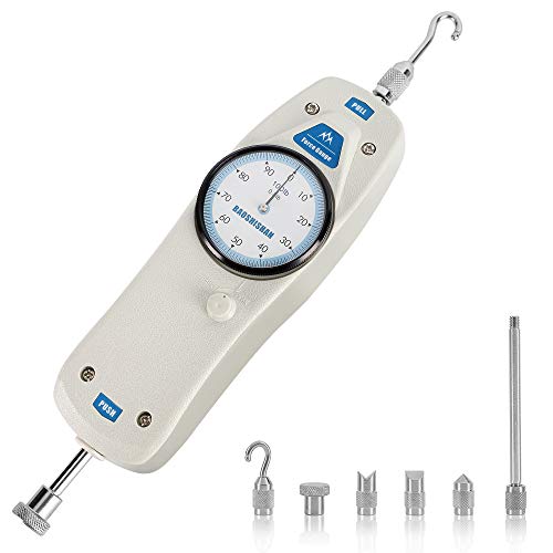 BAOSHISHAN 100lb Push Pull Force Gauge with Calibration Certificate - size: 100LB