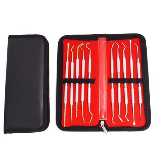 3D Printer Removal Cleaning Tool Kit - color: Black- Steel and Brass Picks