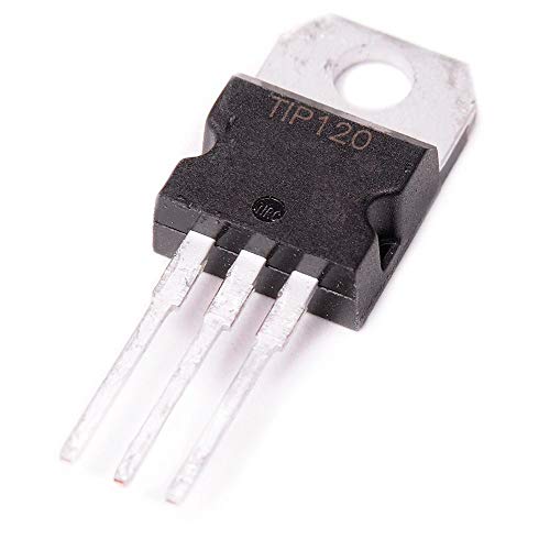 DAOKI 30pcs TIP120 60V 5A NPN Darlington Bipolar Power Transistor TO-220 3Pin for Arduino with 2.2k Ohm Resistors, 1N4001 DIODE