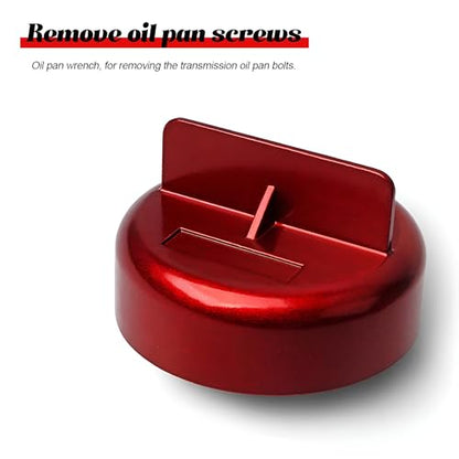 4PCS/Set Car Transmission Fill Tool, Vehicle Transmission Fluid Oil Filling Adapter Kit, Automotive Oil Change Tool Accessories, Compatible with 725.0 9G-Tronic 9-Speed (Red) - color: Red