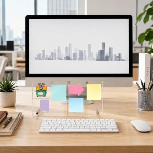 Raccoon Memo Board Dumpster Fire Funny Office Acrylic Monitor Memo Board - color: Only You