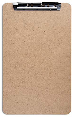 Extra Large Clipboard Set (6pc) - Larger Than a 11x17 Clipboard - Vertical or Landscape - Fits 11 x 17 Tabloid Paper (Board 11.6" x19.5” - 2 Inches Longer Than Legal Size Clipboards)