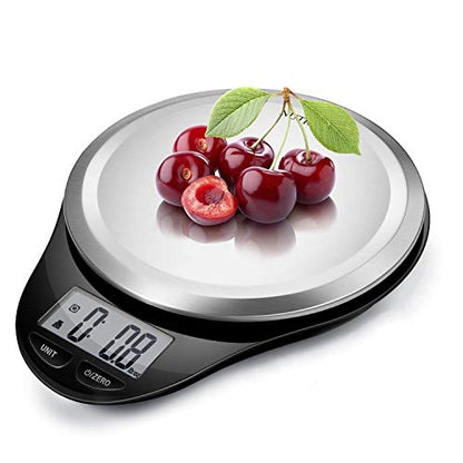 NUTRI FIT Food Scale Digital Kitchen Scale Weight Grams and Ounces Black - color: State Black