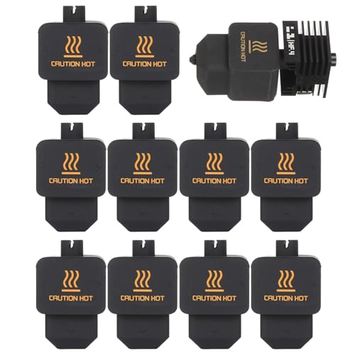 10PCS Hotend Silicone Sock for Bambu Lab H2D/H2S Series, High Temperature 300°C Heat Resistant Nozzle Cover, Anti-Stick & Thermal Insulation Protective Case for 3D Printer Accessories - size: H2D/H2S