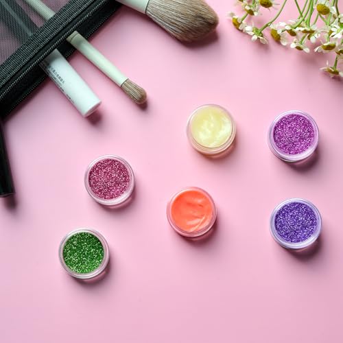 Eternal Moment 50 Pack 3G Sample Containers with Lids Cosmetic Small Jars - color: Clear Lid, size: 0.1 Ounce