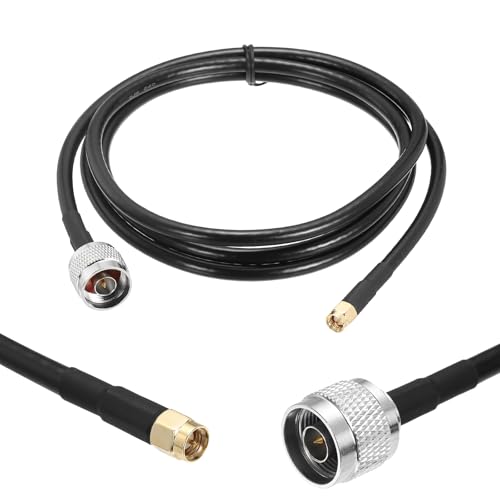 MECCANIXITY KMR240 Coax Extension Cable 50ohm 5Ft SMA Male to N-Type Male - size: 5ft