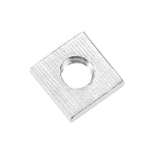 uxcell Square Nuts, M5x10mmx2mm Zinc-Plated Metric Coarse Thread Assortment Kit, 25 Pcs - size: M5x10mmx2mm