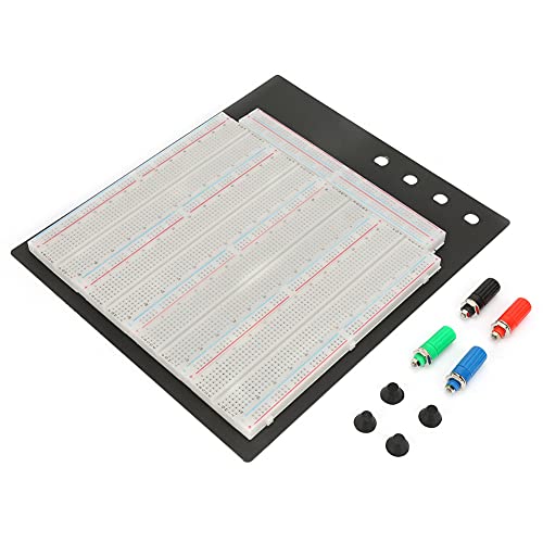 3220 Point Breadboard, Breadboard, 3220 TiePoints Solderless Breadboard Circuit Testing Board Reusable, Circboard Prototyping Boards