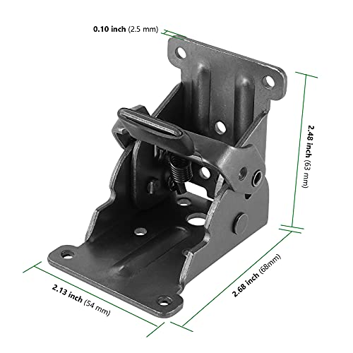 HAKZEON 8 Pack Folding Brackets,90 Degree