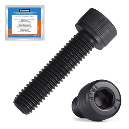 M4 x 16mm Hex Socket Cap Head Screws Bolts, 180pcs Grade12.9 Machine Screws - size: M4x16mm