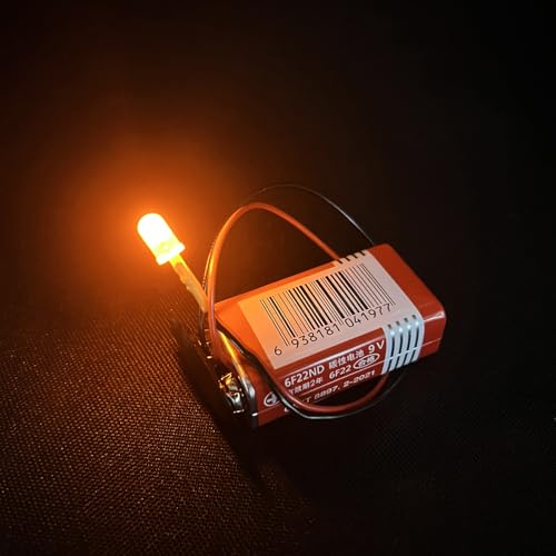 50PCS 5mm Orange Pre-Wired LEDs, 9-12V DC with Inline Resistors - color: Orange / 50 Pcs