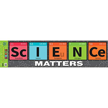 Eureka ''Science Matters'' Periodic Table Classroom Decoration Banner, 45'' x 12''