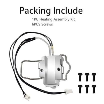 Hotend Heating Assembly for Kobra X 3D Priner Heating Element - style: 1PK