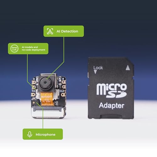 Seeed Studio XIAO ESP32-S3 Sense Board with Camera & Microphone - color: ESP32S3 Sense, size: 1PCS