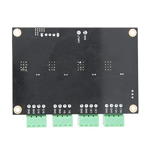Multi-Channel Power Supply Module with 3.3V/5V/12V/ADJ, Adjustable Voltage Output Buck Converter with Four and high Performance LM2596 Chips