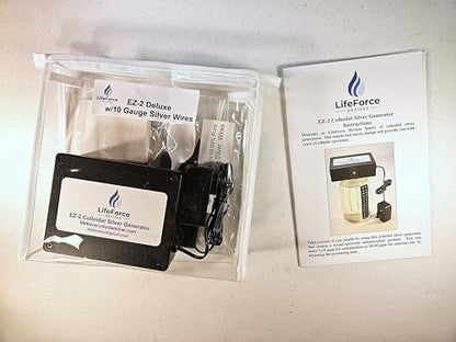 EZ-2 Deluxe Silver Generator Package by LifeForce Devices (10-Gauge) - style: 10 Gauge Wires