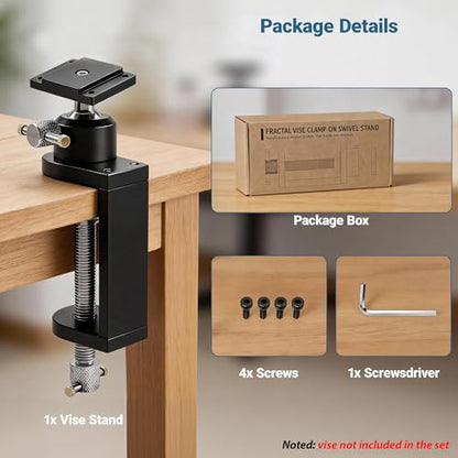 ARKNOAH Heavy Duty Vise Stand with 360-Degree Swivel Base
