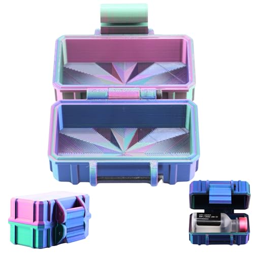 Vial Guard Storage Hard Case for 3ml, 5ml, 10ml, 30ml Vials, Secure Holder Multiple Sizes (Metalic, 1 x 30ml) - size: 1 x 30ml