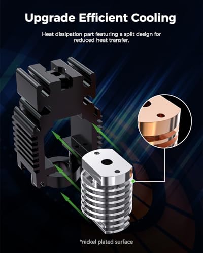 Creality Official Ender 3 V3 SE/3 V3 KE Upgrade Hotend Kit, with Quick-swap Nozzle Kit, Supports 300°C High Temperature, 600mm/s High-Speed Printing, Ceramic Heating Block for Ender 3 V3 SE KE - style: For Ender 3V3 SE/KE