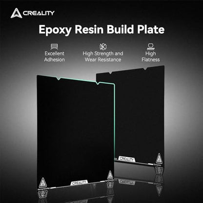 Creality K1 Max Build Plate Kit 315 * 310mm, Double Sided Epoxy Resin High-Strength Printing Platform for K1 Max, Ender 3 Max Neo, Ender 3 S1 Plus 3D Printers - style: K1 Max Epoxy Resin PEI Plate