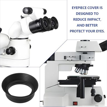Create idea 1 Pair Rubber Eye Cups Eye Guards Eyepiece Cover Compatible with 29-31mm Binocluar Microscope Telescope Eyepiece Inner Eyepiece Proteceor Eyepiece Eyecups