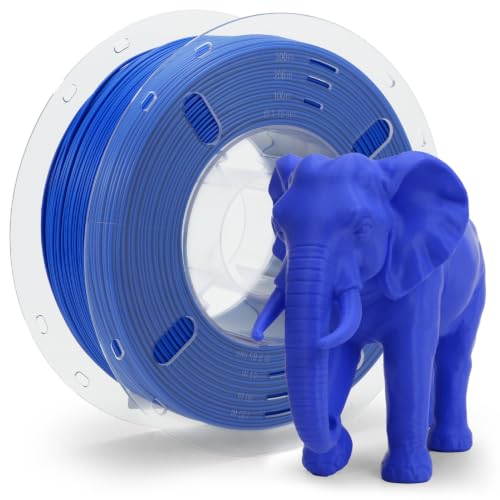 VOXELAB HS PLA+ Filament 1.75mm, High Speed PLA Plus 3D Printer Filament, 1kg (2.2lbs) for Most FDM 3D Printers, Enhanced Toughness & Smooth Printing, Superior Layer Adhesion(Blue) - color: Hs Pla+blue