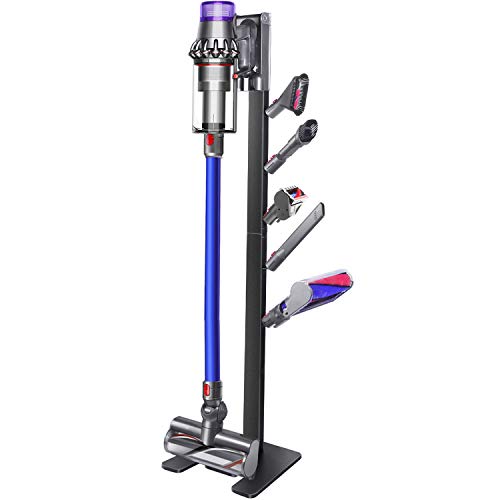XIGOO Dyson Vacuum Stand with 5 Hooks, Black - color: Black, size: 5 Hooks