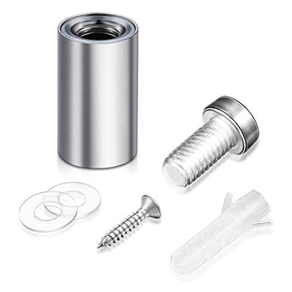 Pelopy 48 Pieces 1/2 by 1 Inch Sign Standoff Screws