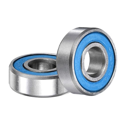 uxcell 4 Pcs 696-2RS Micro Bearings, 6x15x5mm Chrome Steel, ABEC7 - size: 696-2RS