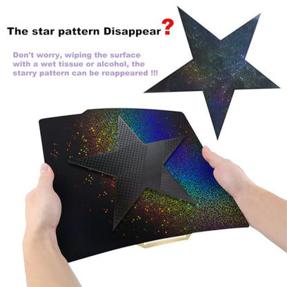 Starry+Textured PEI Plate Bambulabs X1/P1/P2/X2/A1 Build Plate 257x257mm