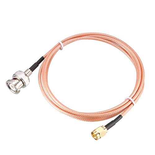 uxcell RG316 Coaxial Cable with BNC Male to SMA Male Connectors 50 Ohm 4 ft - size: 4 Feet
