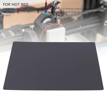 3D Printer Magnetic Build Plate, 220x220mm PEI Surface Flexible Rubber Base, High Temperature Hotbed Sticker Compatible with A8 A6 ET4 LONGER LK4 Series