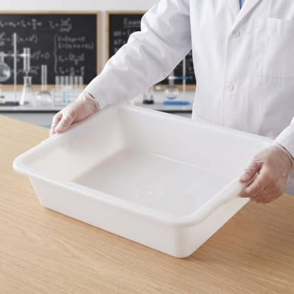 MAGICLULU Laboratory Tray Plastic Spill Containment White 1 Pack