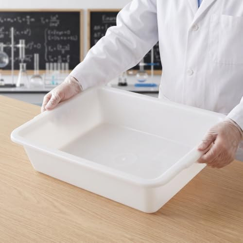MAGICLULU Laboratory Tray Plastic Spill Containment White 1 Pack