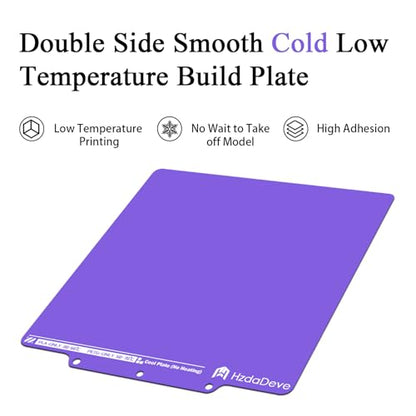 Cool Plate for AD5X/5M/5M Pro Cold Low Temperature Build Plate - color: Purple, size: AD5X/5M/5M Pro