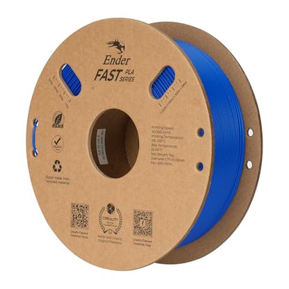 Creality Rapid PLA 3D Printer Filament, Blue, 1‑Pack, 1KG Total - color: Blue