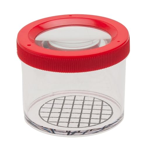 EISCO Round Bug Viewer with Magnifier Lid - 4X