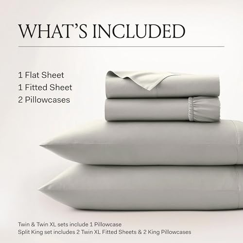 BOLL & BRANCH Percale Hemmed Sheet Set, Twin XL, White - color: White, size: Twin XL