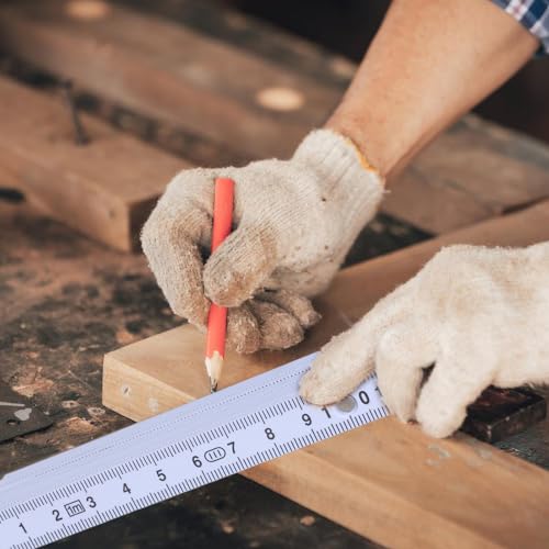 1meter Foldable Measuring Stick With Clear Scale Easy Carry Ruler Easy To Carrry Rule For Engineers Builders & Enthusiasts