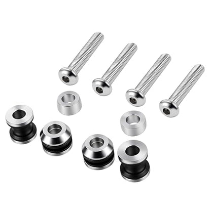 H-D Quick Release kit 52300285 Sissy Bar Detachable Two-Up Luggage Rack Docking Hardware Fit For Harley Street XG500 750 2015-2020 - color: chrome#4