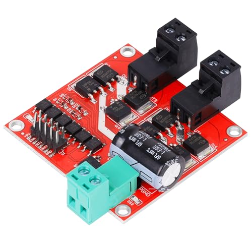 1PCS DC Motor Driver,L298 Dual H Bridge Motor Speed Controller 6.5V-27V 7A 160W PWM Motor Regulator Board,Electric Motor Control Module Industrial with Optocoupler Isolation - style: 1PCS