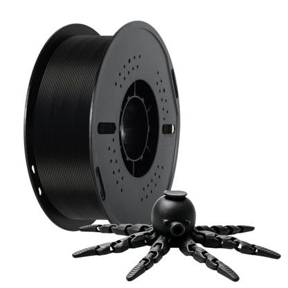 Kingroon Black PLA Filament 1.75mm 3D Printer Filament Pla Filament 1kg Filament Dimensional Accuracy +/- 0.02mm, Fit Most FDM Printer - color: 1kg Black