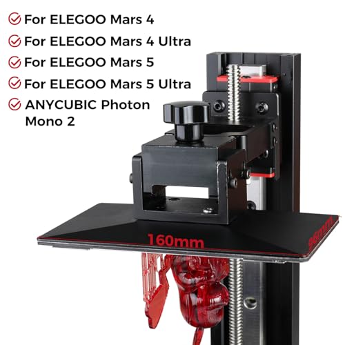 Sovol 2 Pack Resin 3D Printer Flex Spring Steel Building Plate 160x96mm - size: Mars 4/5 Ultra (160x96mm)