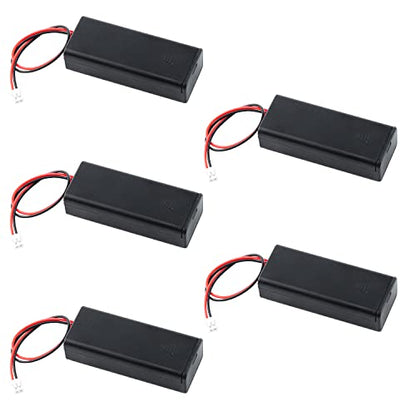 Battery Holder - 5 PCS 3V AAA Battery Case Cover Storage Box with ON/Off Switch and Wire Leads PH2.0 JST Connector Male for BBC Micro:bit Arduino