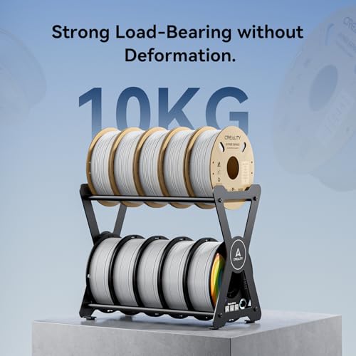 Creality Filament Storage Box 10KG, 3D Filament Dryer with Magnetic Closure, Moisture-Proof & Damp-Proof, Large Capacity Rack & Resin Sealed Dust Cover, Easy Access - style: Filament Storage Box 10kg Capacity