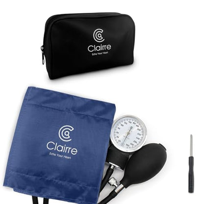 Manual Blood Pressure Cuff for Home Medical BP Monitoring Navy Blue - color: Blue, style: Without Stethoscope