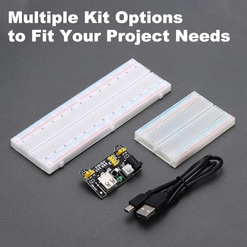 MECCANIXITY Breadboard Electronics Component Fun Kit 830/400 Tie-Points
